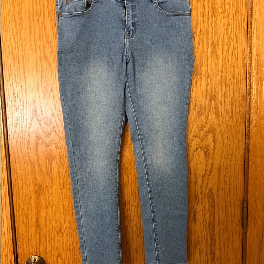 Fashion Nova Light Blue Skinny Jeans